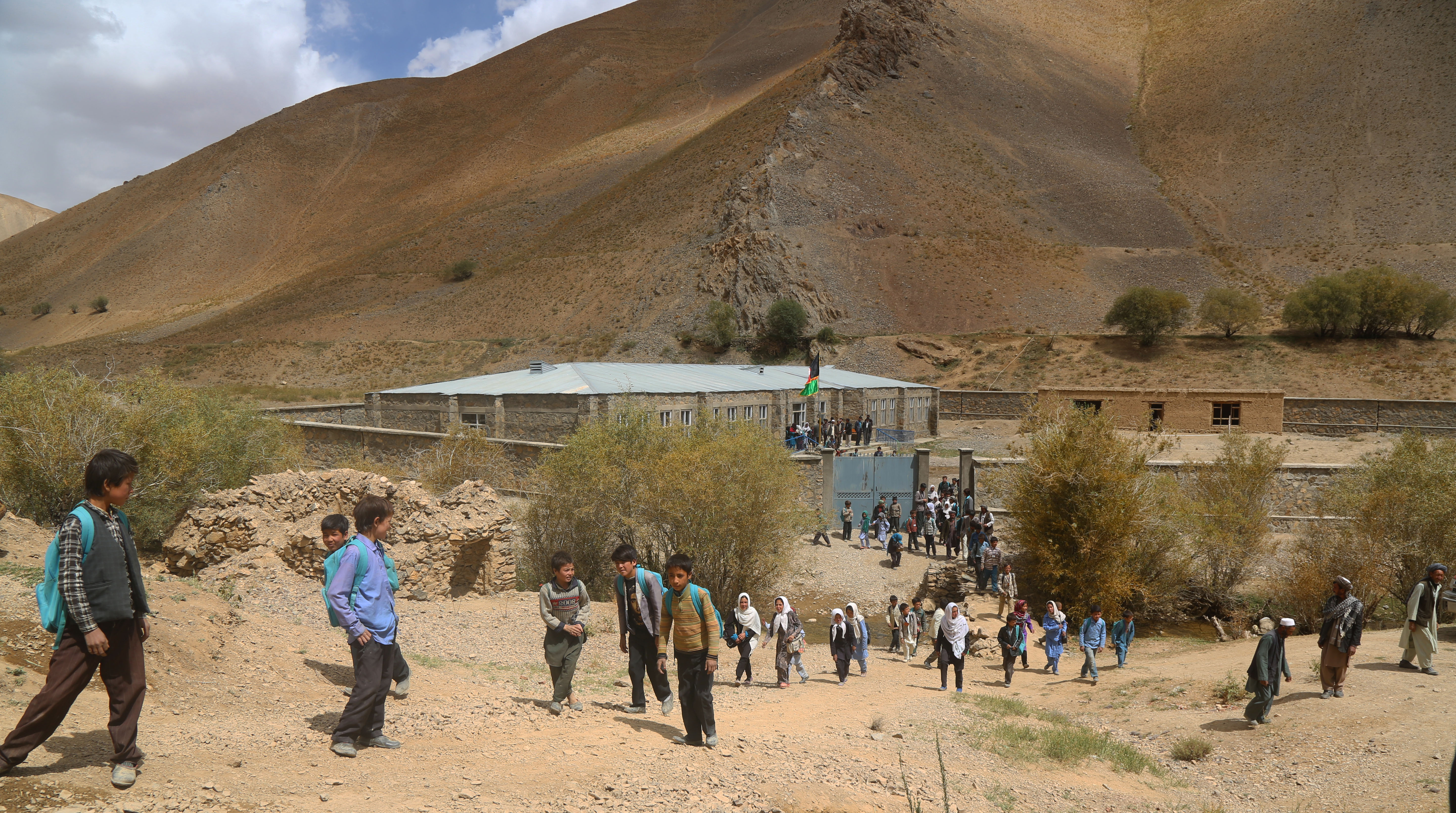 New Rural School Building Spurs Interest in Education in Bamyan Province