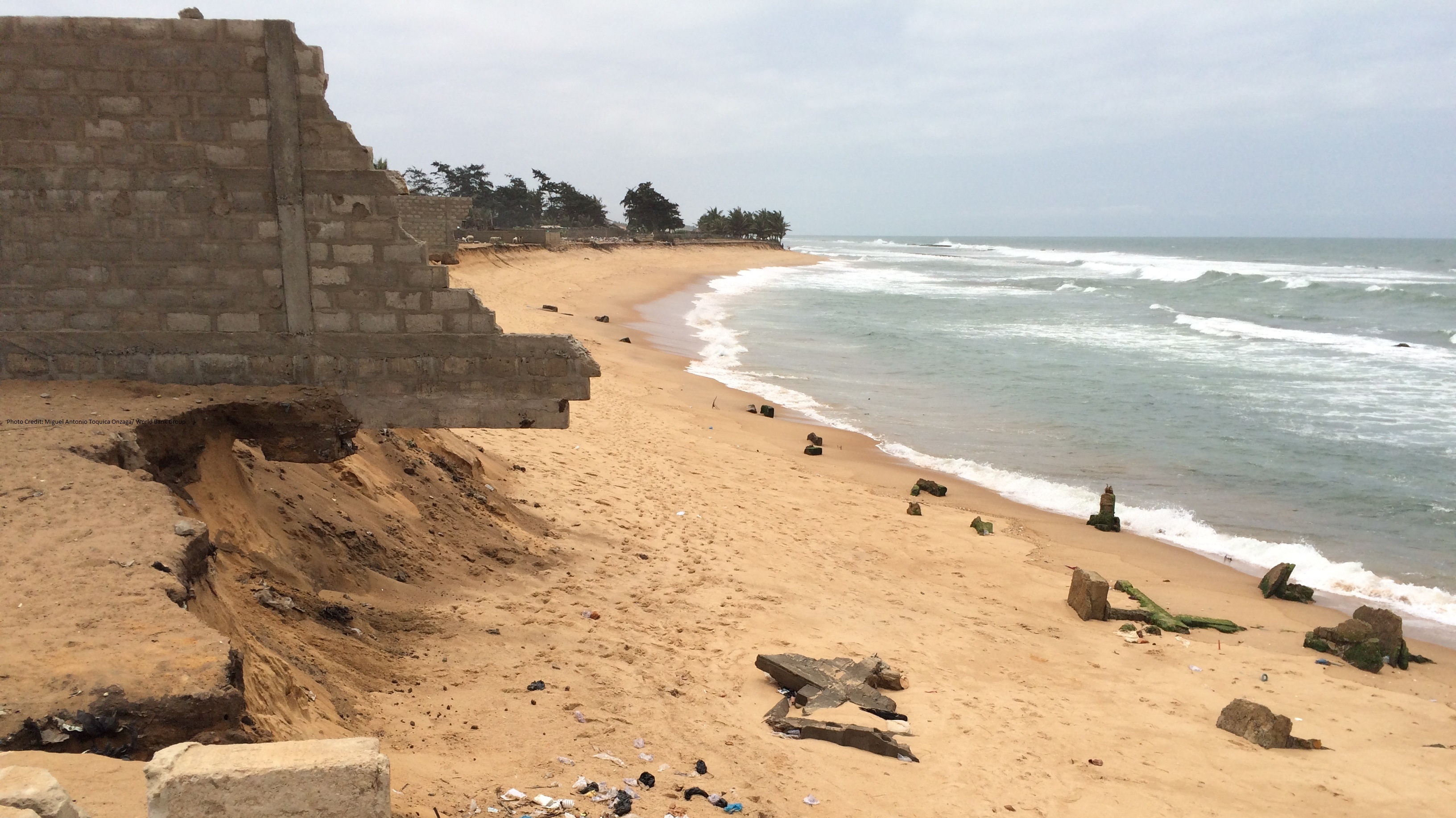 Coastal erosion n Africa 