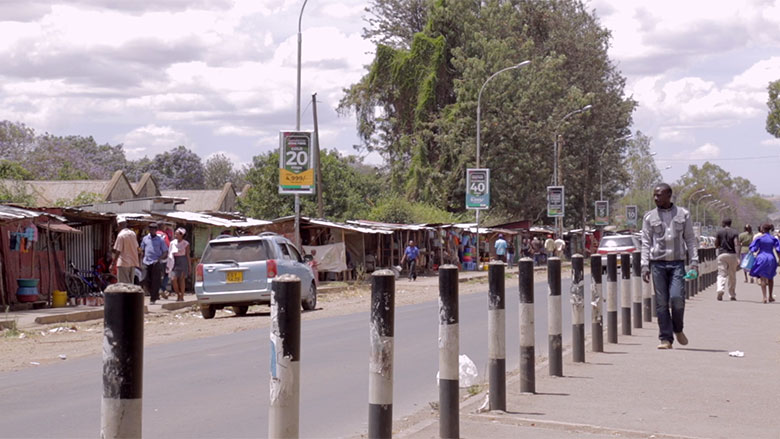 Sidewalks, streetlights, and footbridges improve living conditions for over 6.5 million Kenyans