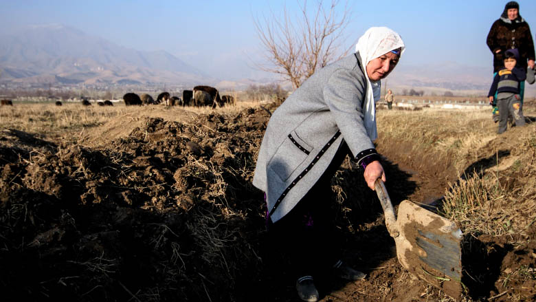 Tajik farmers