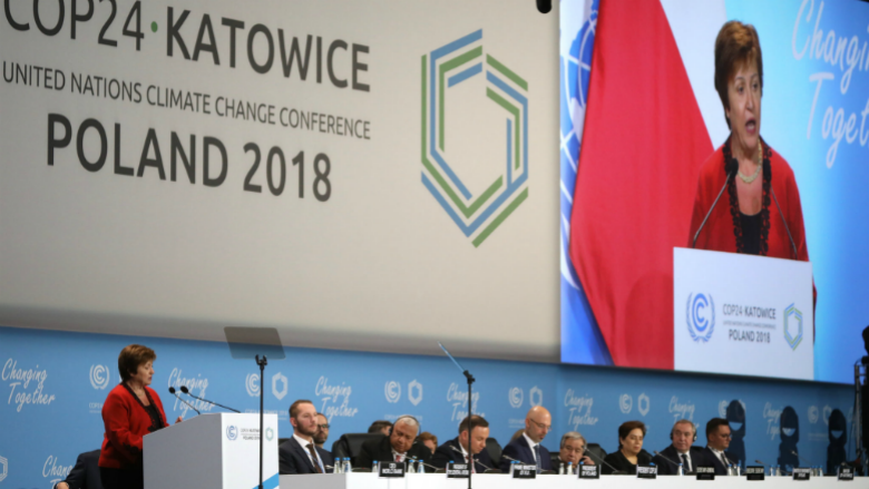 Kristalina Georgieva, Chief Executive Officer of the World Bank, at COP24. © Kaia Rose/Connect4Climate 