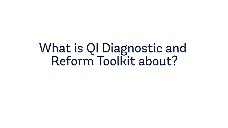 What is Quality Infrastructure Diagnostic and Reform Toolkit about?