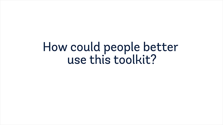 How could people better use the Quality Infrastructure toolkit?