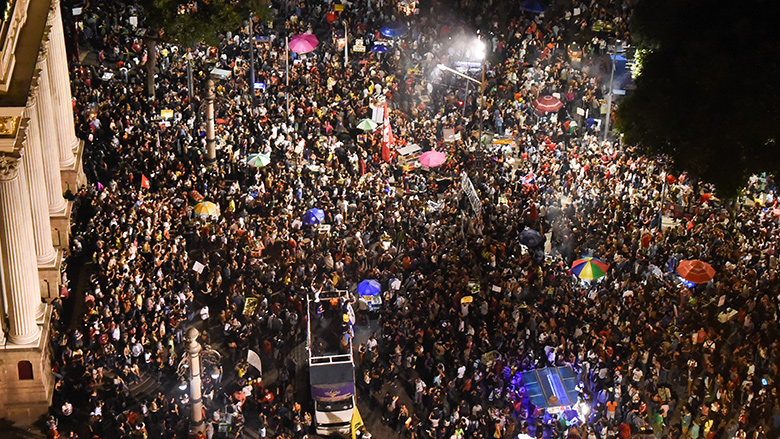 Image of the ABCDE 2020 Demonstrators in Brazil