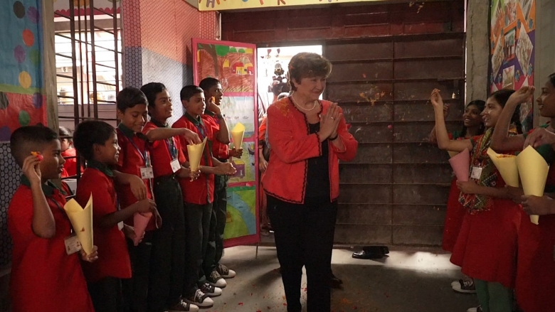 World Bank CEO Visits School of Joy in Bangladesh
