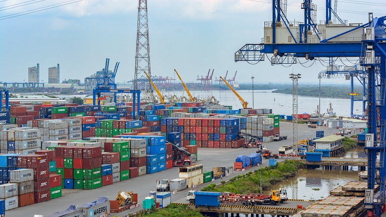 A container terminal in Ho Chi Minh City, Vietnam. (Photo: Igor-Grochev / Shutterstock)