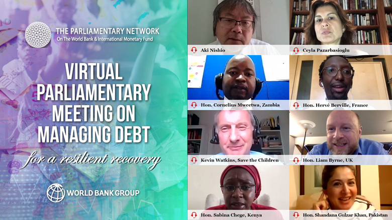 Virtual Parliamentary Meeting on Managing Debt for a Resilient Recovery