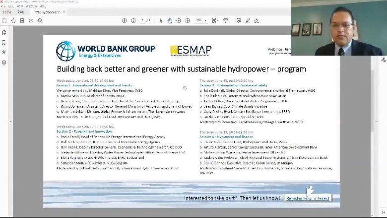 Hydropower conference - session 1: International developments and trends