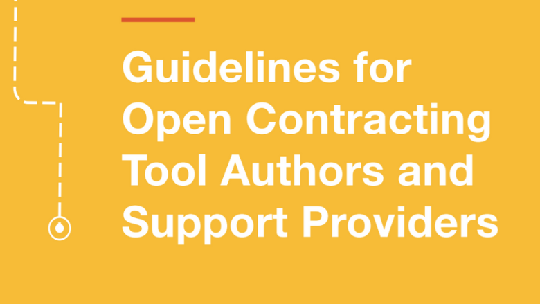 Open Contracting: Guidance graphic