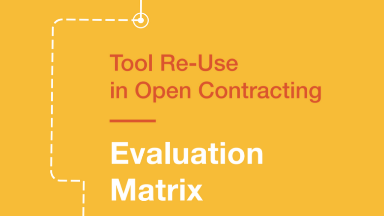 Open Contracting: Evaluation Matrix graphic