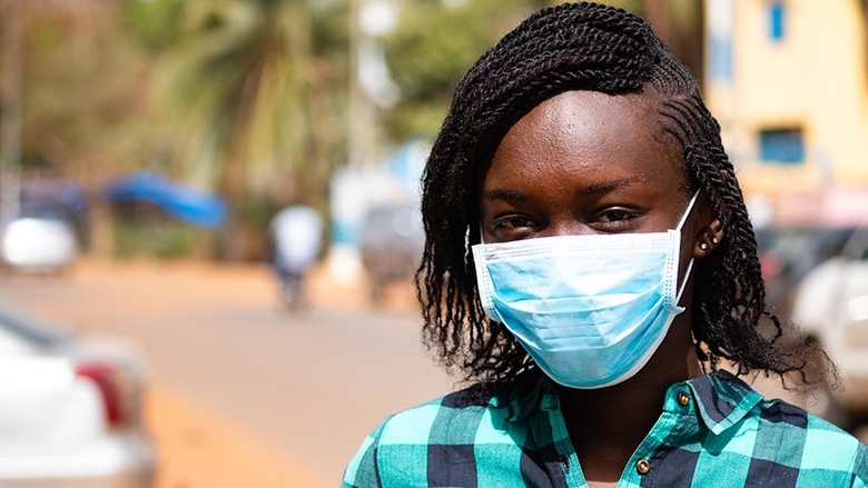 MALI. People take precautions against COVID-19 (coronavirus). Photo: World Bank/Ousmane Traore