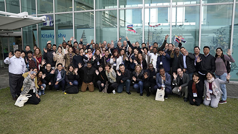 The participants of TDD visiting Kitakyushu, Japan for site visit