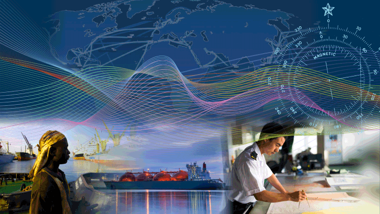 Decarbonizing Maritime Transport photo collage