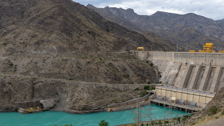 Dam in Central Asia 
