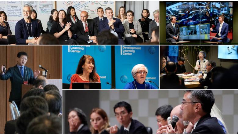 Collage image of events, seminars, and workshops TDLC has hosted