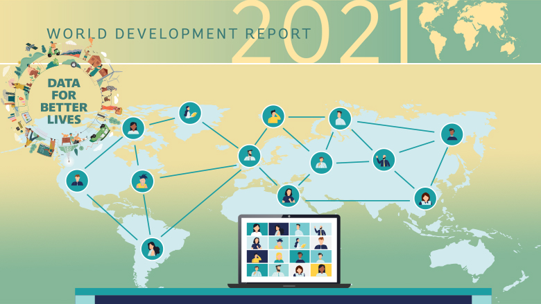 WDR2021 Consultations--and illustration of virtual meeting over a world map