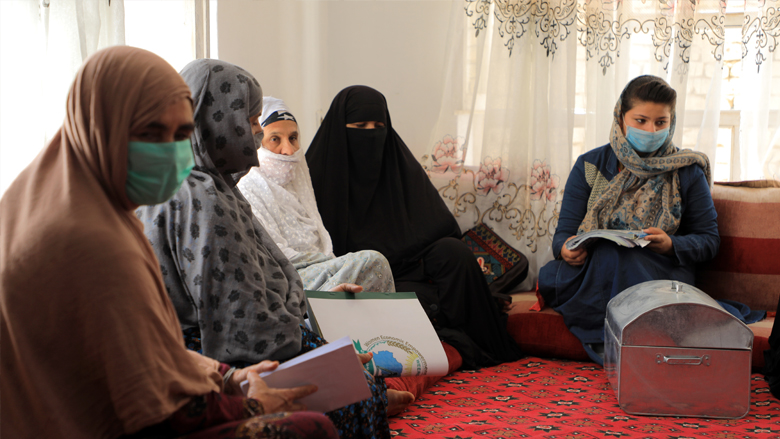 Women villagers help fight COVID-19 in Kabul