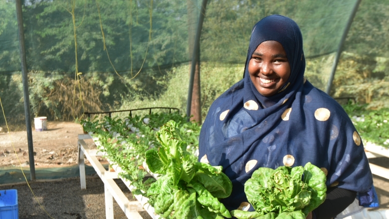 Woman farmer in Djibouti