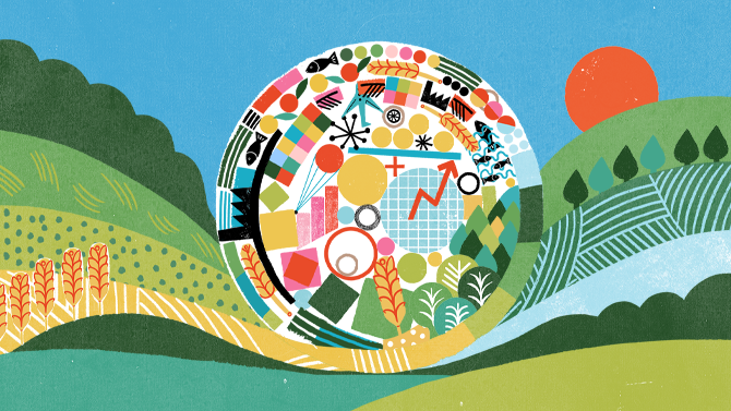 A graphic of a globe. Image credit: World Bank Group