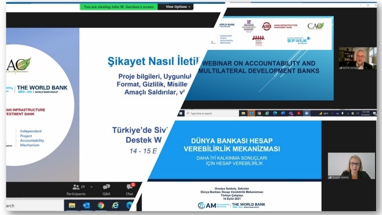 World Bank Accountability Mechanism Turkey Outreach