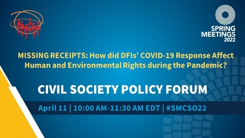Session of the civil society policy forum on report