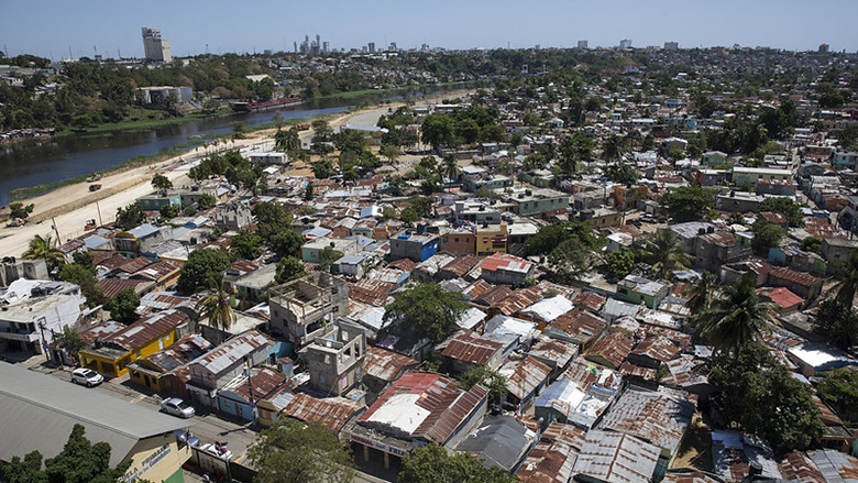 General view of houses in the Gualey neighborhood in Santo Domingo, Dominican Republic, on March 5, 2021.  Photo: Orlando Bar