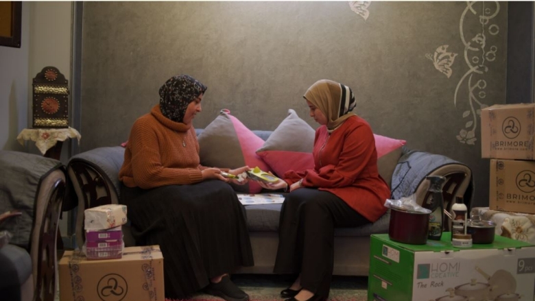 Women entrepreneurs work on their local business in Cairo Egypt