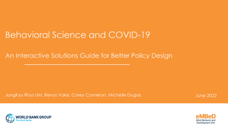 Behavioral Science and COVID-19