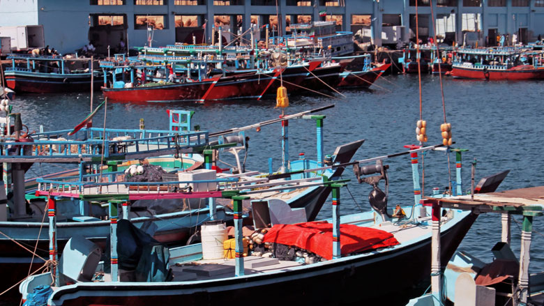 A nice tiny port called Ramin in Iran.