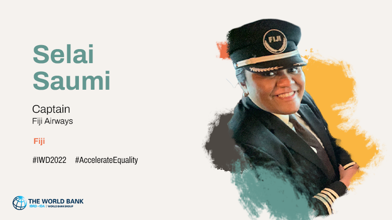 Selai Saumi, Captain of Fiji Airways