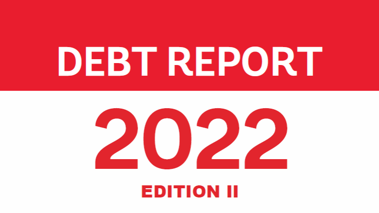 Cover of Debt Report 2022 Edition 2