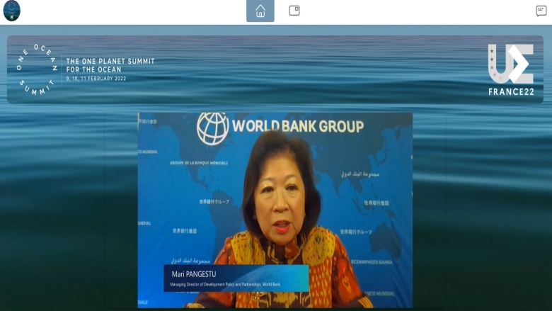 Screenshot one ocean summit Mari Pangestu