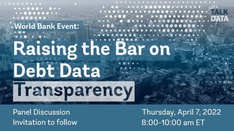 Raising the bar on debt data transparency a lets talk data event