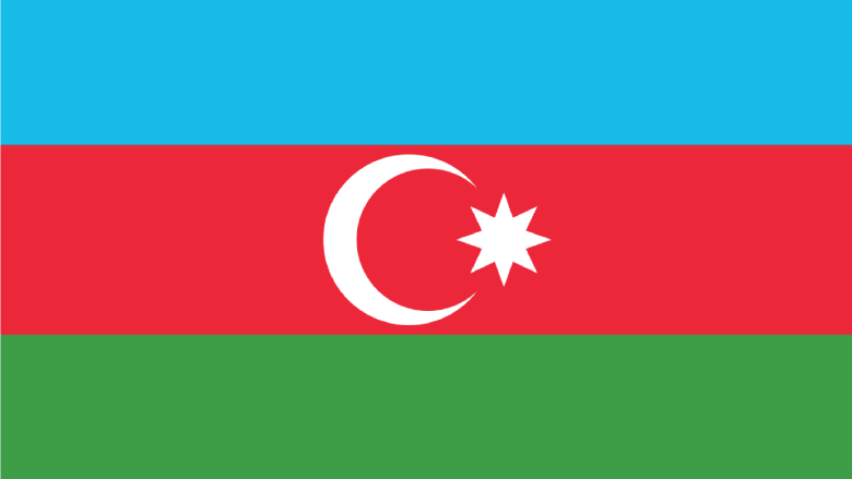 National flag of Azebaijan