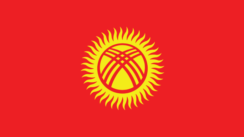 National Flag of Kyrgyz Republic