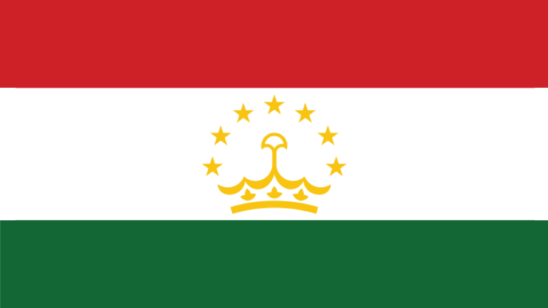 National Flag of Tajikistan