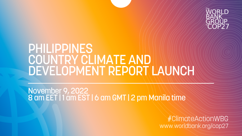 Philippines Country Climate And Development Report Launch philippines-country-climate-and-development-report-launch