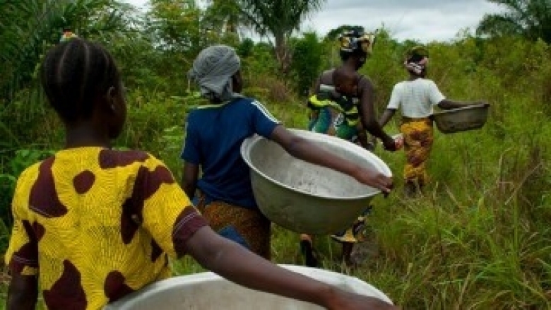 Female workers in the field