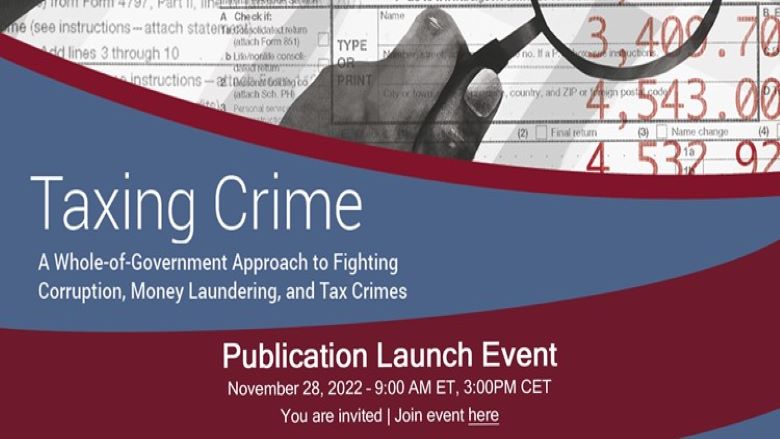 Taxing Crime Event Banner