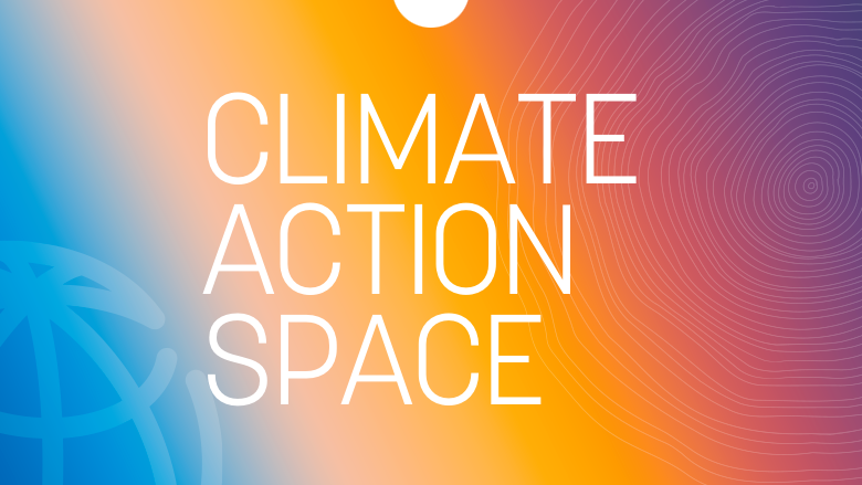 Climate Action Space banner - World Bank Group pavilion COP27