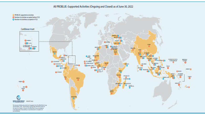 PROBLUE Map of Activities