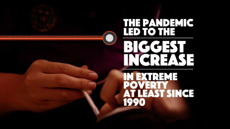 The pandemic's effect on global poverty reduction efforts