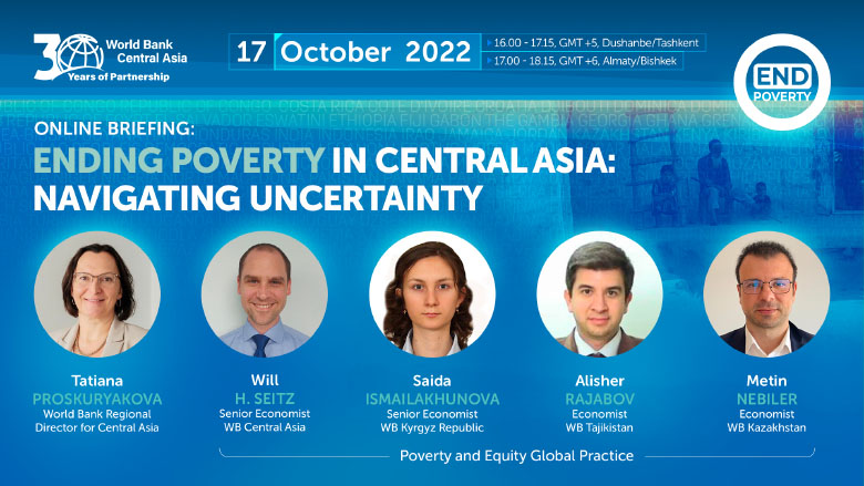 Central Asia Poverty webinar banner