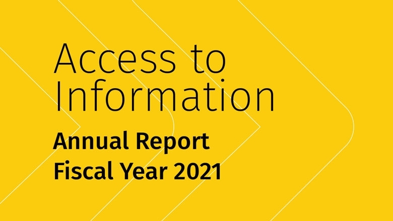 Access to Information FY21 annual report