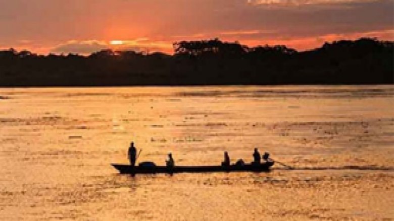 Putumayo River in the Peruvian Amazon