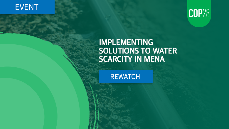 Implementing Solutions to Water Scarcity in MENA - Recorded Event