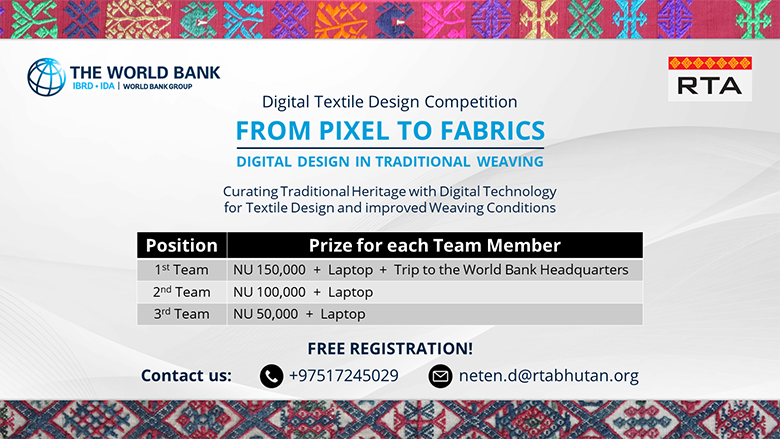 Competition Announcement - From Pixel to Fabrics: Digital Design in Traditional Weaving 