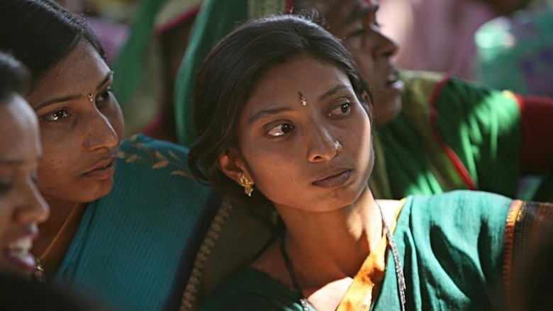 Young women in India