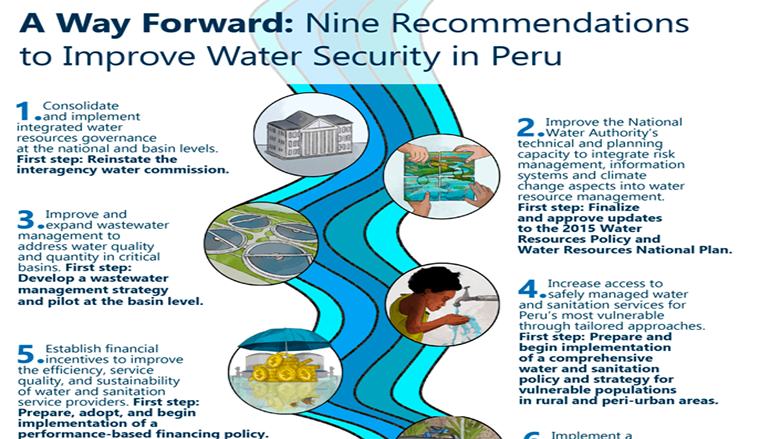 A Way Forward: Nine Recommendations to Improve Water Security in Peru