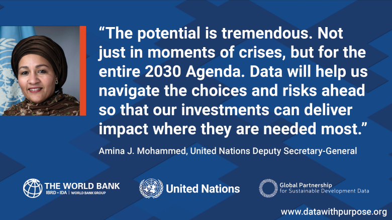Amina Mohammed: Data will help our progress towards the 2030 Agenda.
